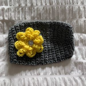 Unique hand knitted headband!